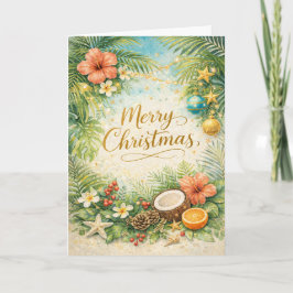 Tropical Beach Christmas  シーズンカード