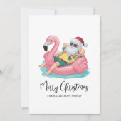 Tropical Beach Christmas シーズンカード (正面)