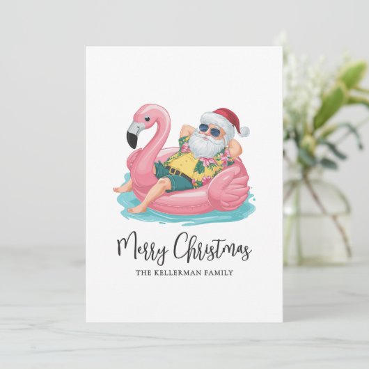 Tropical Beach Christmas シーズンカード (スタンド正面)