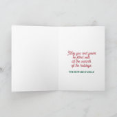 Tropical Beach Christmas Card シーズンカード (内部)