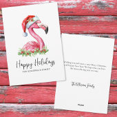 Tropical Beach Christmas Happy Holidays シーズンカード