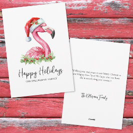 Tropical Beach Christmas Happy Holidays シーズンカード