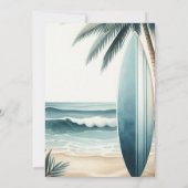 Tropical Beach Club Birthday Bingo Game 招待状 (裏面)