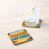 Tropical Beach Currently Off Duty Scene コースター (右側)