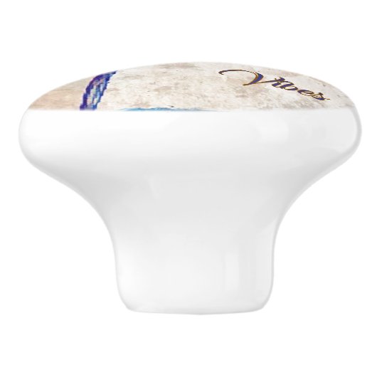 Tropical Beach custom drawer knobs ceramic セラミックノブ (側面)