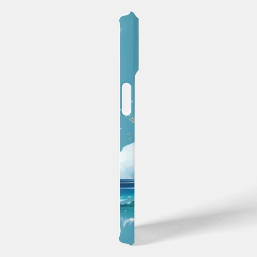 Tropical Beach Escape Turtle’s Journey Case-Mate iPhoneケース (裏面 / 右)