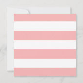 Tropical Beach Gear Umbrella Bridal Shower 招待状 (裏面)