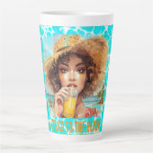 Tropical Beach, Lets Go to The Beach, カフェラテマグ (正面)