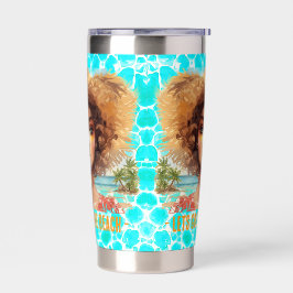 Tropical Beach, Lets Go to The Beach,  保温保冷タンブラー