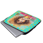 Tropical Beach, Lets Go to The Beach, Orange Turqu ラップトップスリーブ (正面下部)