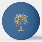 Tropical Beach Palm Tree Starfish 卓球ボール (正面)