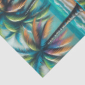 Tropical Beach Palm Trees Chalk-Pastel Decoupage  薄葉紙 (詳細)