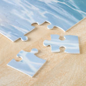 Tropical Beach Paradise | Ocean Painting ジグソーパズル (側面)