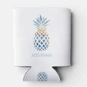 Tropical Beach Pineapple with Ocean 缶クーラー (裏面)