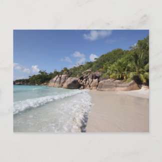 Tropical Beach, Seychelles, Indian Ocean ポストカード