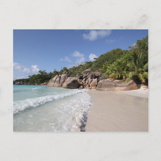 Tropical Beach, Seychelles, Indian Ocean ポストカード (正面)