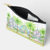Tropical Beach Shack Cosmetic Bag; Small アクセサリーポーチ (見開き)