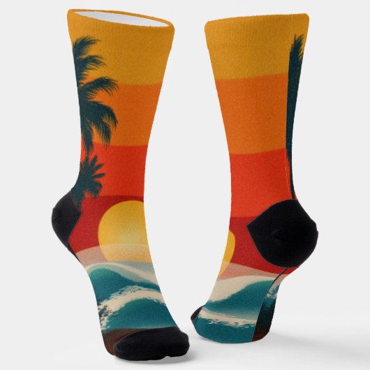 Tropical Beach Socks ソックス (傾斜あり)