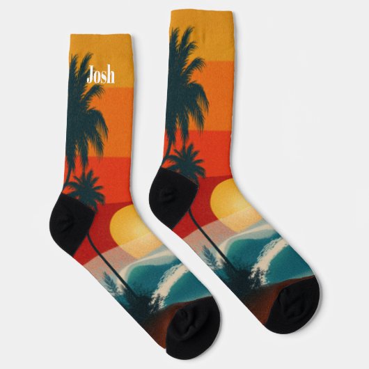 Tropical Beach Socks ソックス (右)