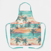 Tropical Beach Sunset エプロン (正面)