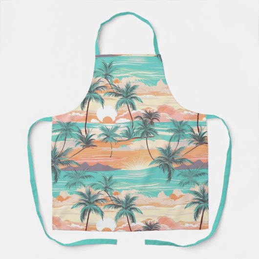 Tropical Beach Sunset エプロン (正面)