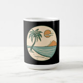 Tropical Beach Sunset Coffee Mug コーヒーマグカップ (中央)