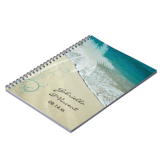 Tropical Beach Wedding ノートブック (左側)
