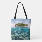 Tropical Beaches | Ari Atoll Maldives トートバッグ (裏面)