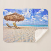 Tropical Beaches | Aruba Sandy Beach シェルパブランケット (正面(横))