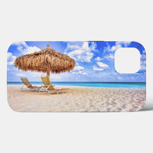 Tropical Beaches | Aruba Sandy Beach Case-Mate iPhoneケース (裏面 (横))