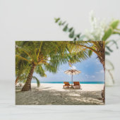 Tropical Beaches | Beach Dominican Republic サンキューカード (スタンド正面)