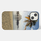 Tropical Beaches | Beach Huts, Bora Bora iPhoneケース (裏面横)