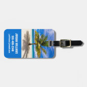 Tropical Beaches | Bora Bora, French Polynesia ラゲッジタグ (正面横)