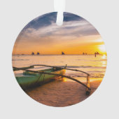 Tropical Beaches | Boracay's White Beach オーナメント (裏面)