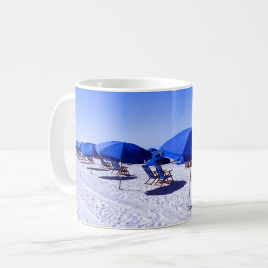 Tropical Beaches | Clearwater, Florida コーヒーマグカップ (正面左)