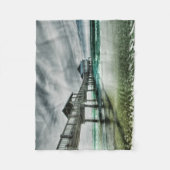 Tropical Beaches | Clearwater Florida フリースブランケット (正面)