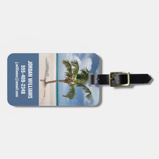 Tropical Beaches | Eagle Beach, Aruba ラゲッジタグ (正面横)