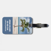 Tropical Beaches | Eagle Beach, Aruba ラゲッジタグ (裏面横)