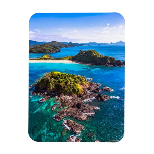 Tropical Beaches | El Nido Phillipines マグネット (縦)