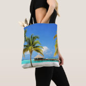 Tropical Beaches | Island & Lagoon, Maldives トートバッグ (クローズアップ)