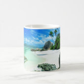 Tropical Beaches | La Digue Island コーヒーマグカップ (中央)