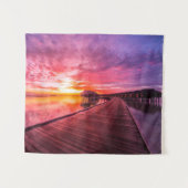Tropical Beaches | Maldives Sunset タペストリー (正面(横))