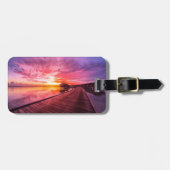 Tropical Beaches |  Maldives Sunset ラゲッジタグ (正面横)