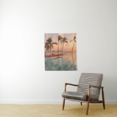 Tropical Beaches | Maldives Tropical Beach & Pool タペストリー (インサイチュ)