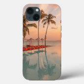 Tropical Beaches | Maldives Tropical Beach & Pool Case-Mate iPhoneケース (裏面)