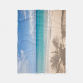 Tropical Beaches | Maui, Hawaii フリースブランケット (正面)