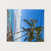 Tropical Beaches | Maui Hawaii Island タペストリー (正面(横))