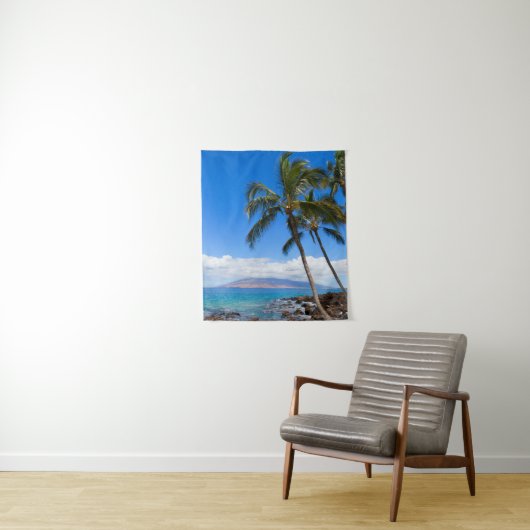 Tropical Beaches | Maui Hawaii Island タペストリー (インサイチュ)