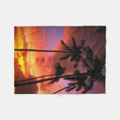 Tropical Beaches | Maui Hawaii Islands フリースブランケット (正面(横))
