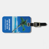 Tropical Beaches | Motu Tofari Beach, Bora Bora ラゲッジタグ (正面横)